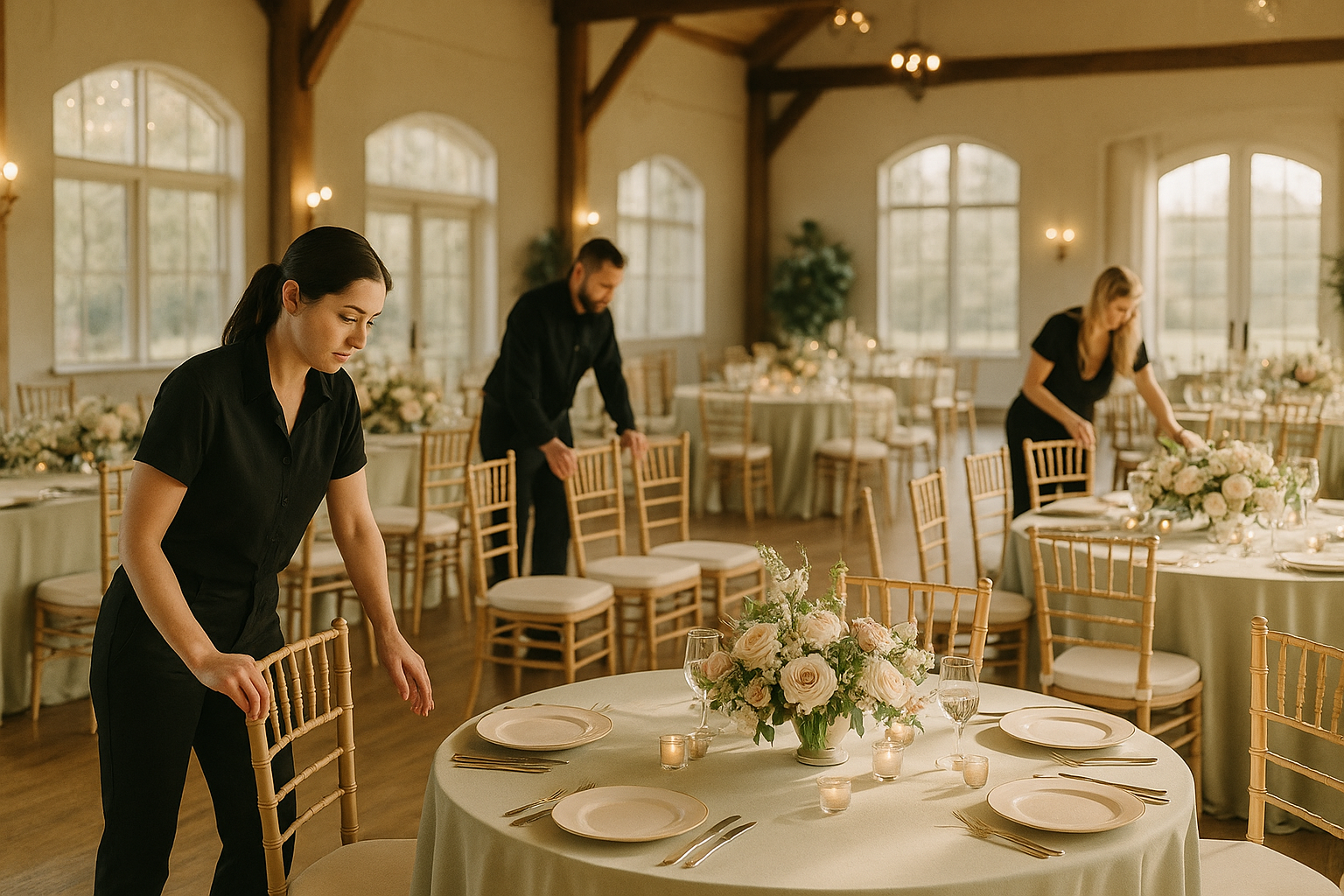 Staffing a Wedding Venue: How Many People per Event?
