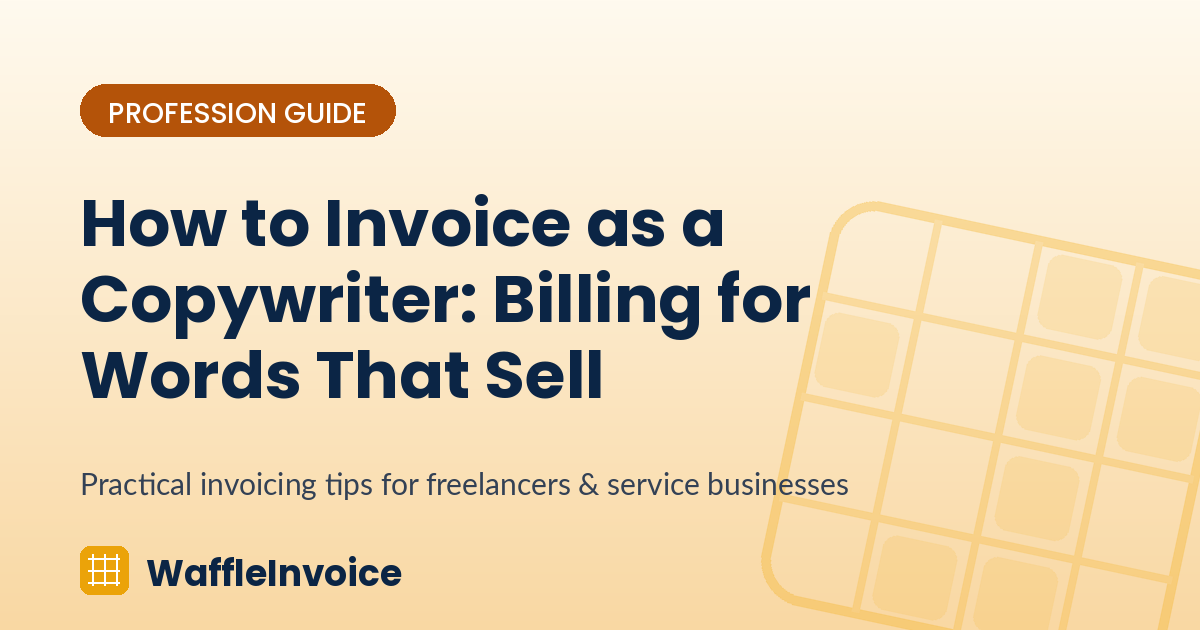 How to Invoice as a Copywriter: Billing for Words That Sell
